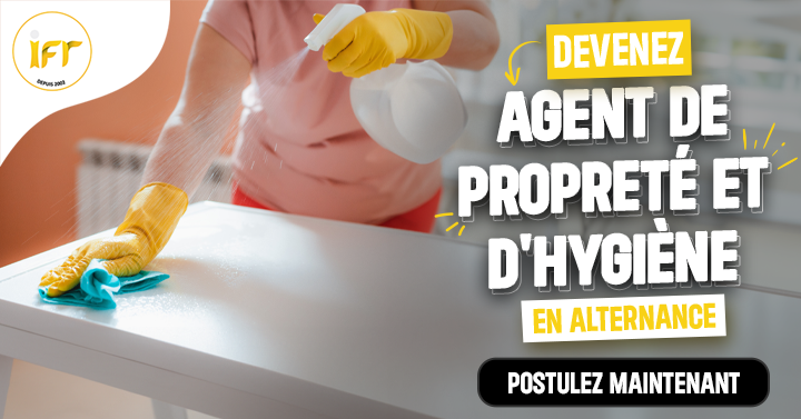 AGENT DE PROPRETE ET D'HYGIENE H/F