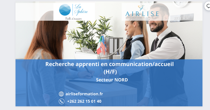 Apprenti communication/accueil